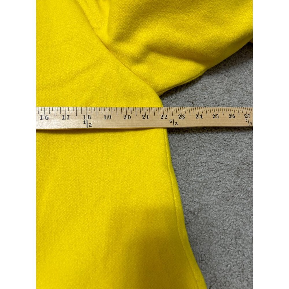 S.B.II Bitterman Vintage Womens 9/10 Trench Coat Bright Yellow Stylish - Picture 8 of 9